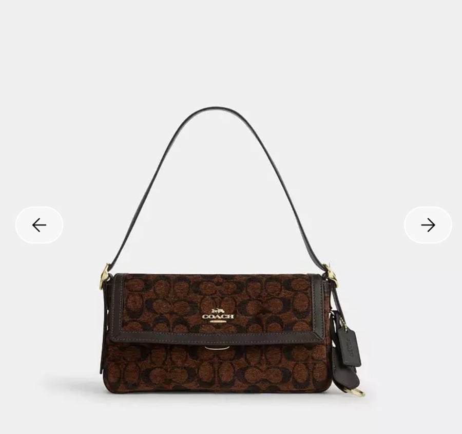حقيبة كوتش Etta Small Flap Shoulder Bag