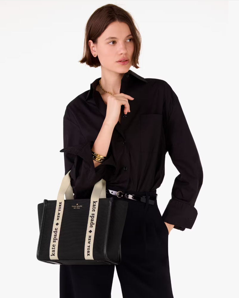 حقيبة كيت سبيد Kip Canvas Small Tote