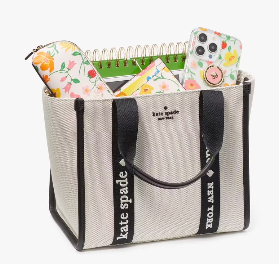 حقيبة كيت سبيد Kip Canvas Small Tote