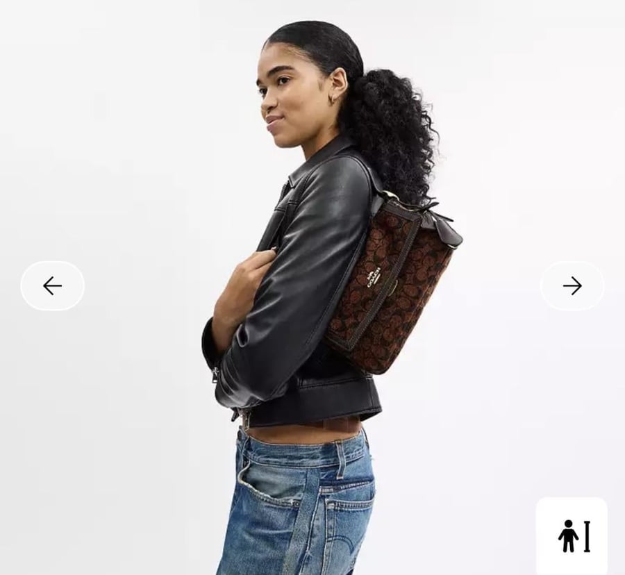 حقيبة كوتش Etta Small Flap Shoulder Bag