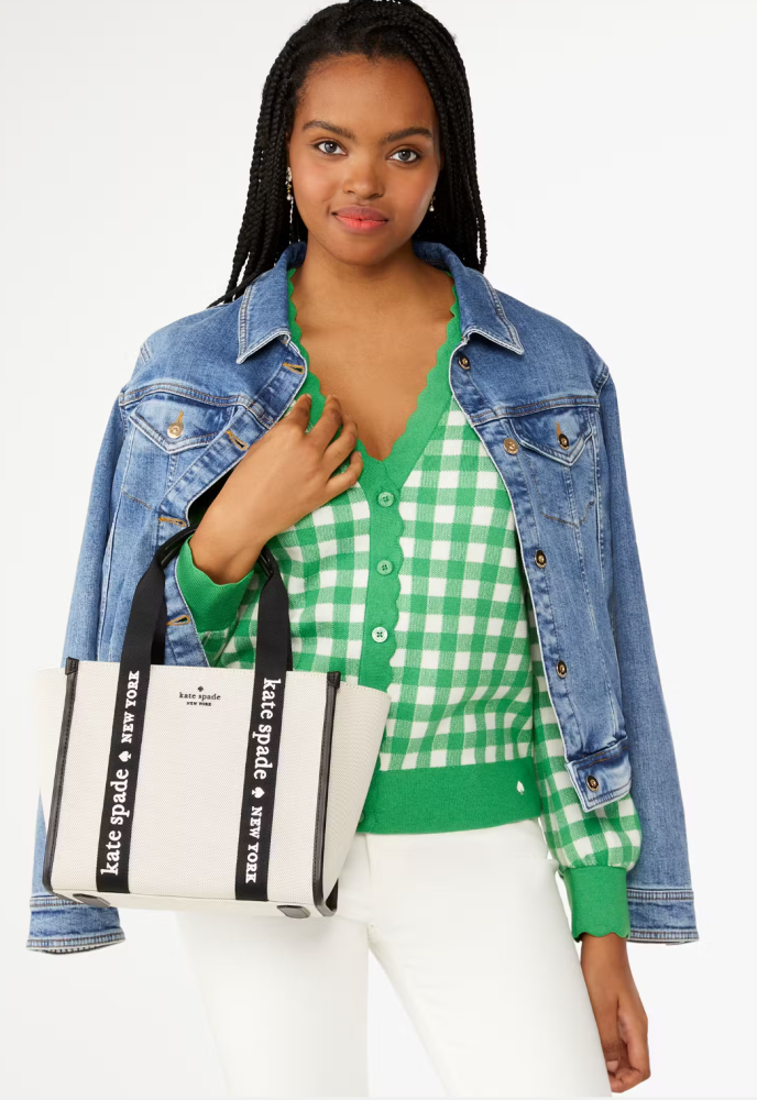 حقيبة كيت سبيد Kip Canvas Small Tote