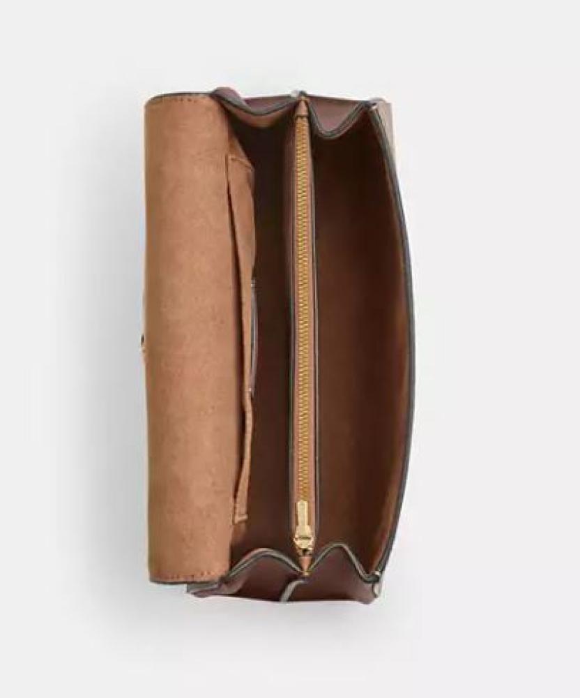 حقيبة كوتش  Eliza Top Handle Bag In Signature Canvas
