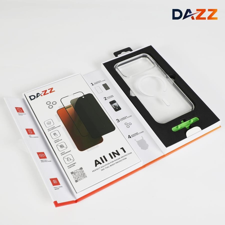 بكج الحمايه داز المتكامل من DAZZ للايفون 17