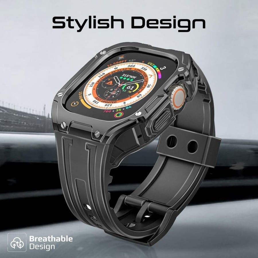 سوار CaseBand لساعة أبل Ultra 1 وUltra 2 يتميز بتصميم أنيق يوفر حماية قوية