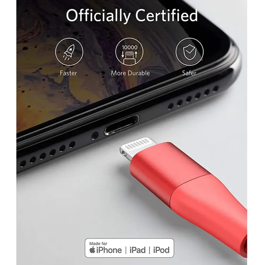 كابل أنكر USB II to lightning 3 اقدام