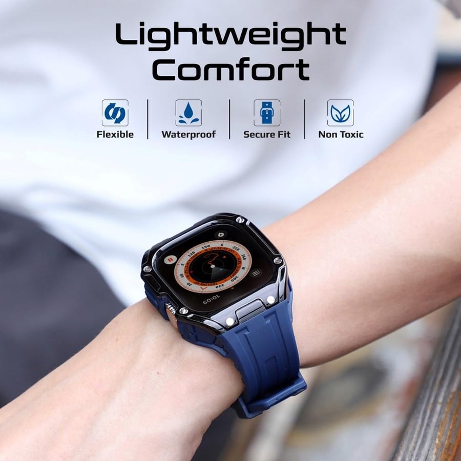 سوار CaseBand لساعة أبل Ultra 1 وUltra 2 يتميز بتصميم أنيق يوفر حماية قوية