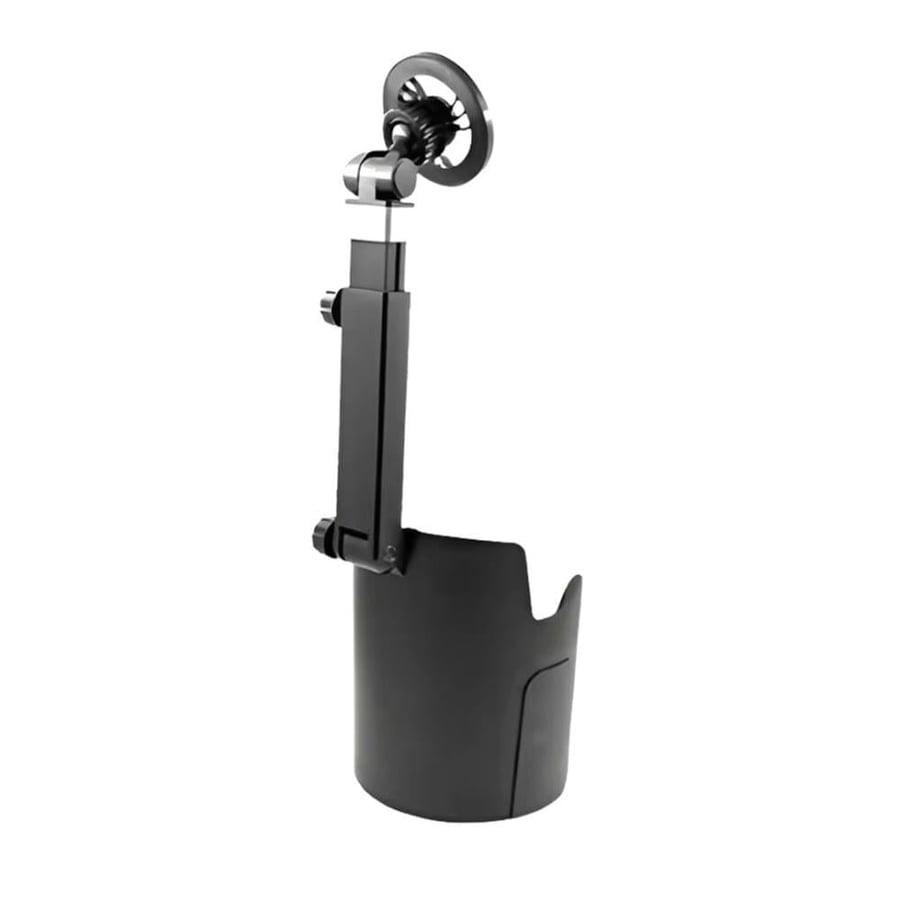 Magnetic car phone holder from Tiknal – with cup holder mount and adjustable arm 360°