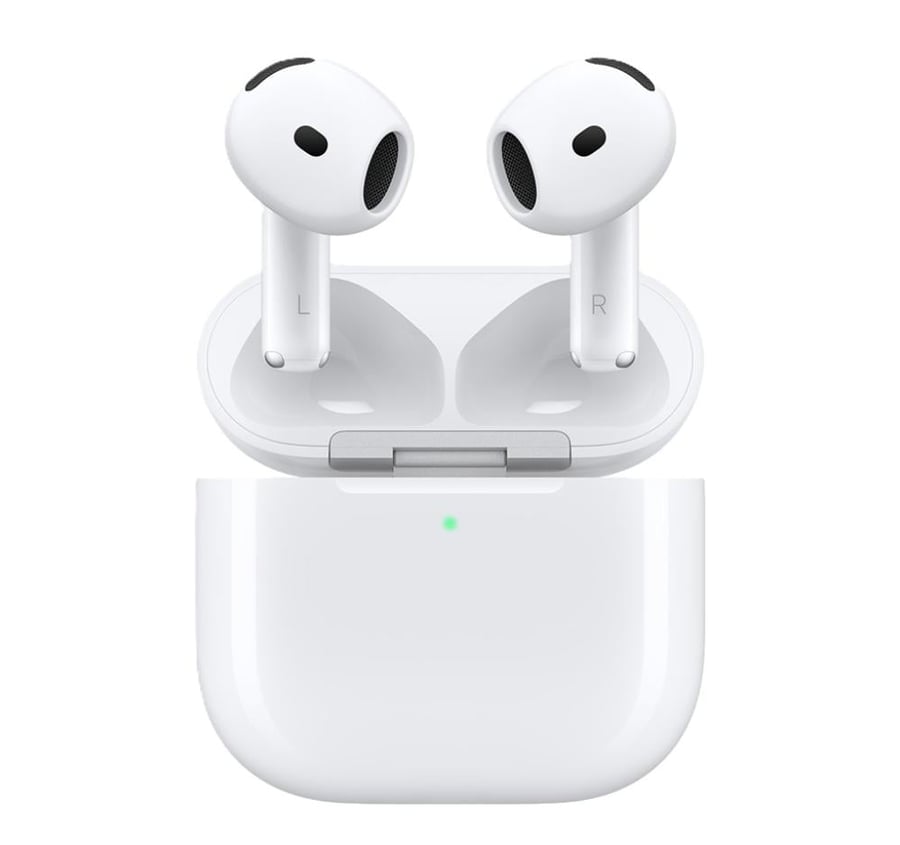 Apple AirPods 5 ايربودز ابل اير بودز 5 ، مع علبة شحن لاسلكية ، ابيض سماعة ابل