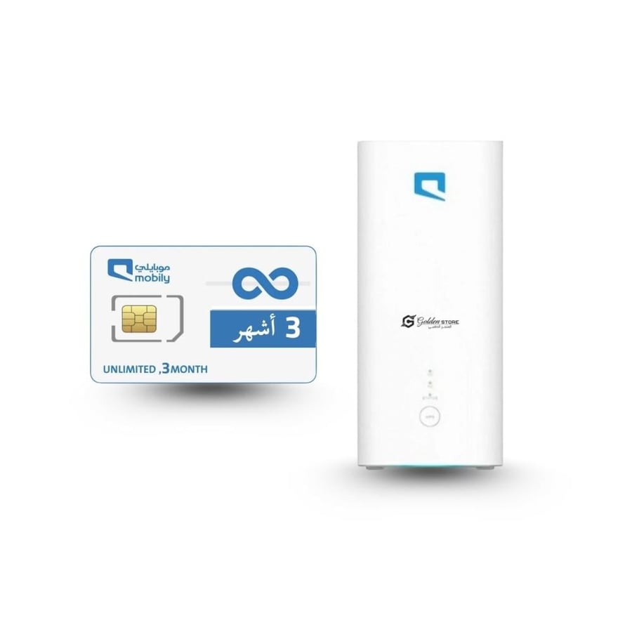 مودم موبايلى 5G H155-381 + شريحه موبايلي 3 اشهر لا محدود