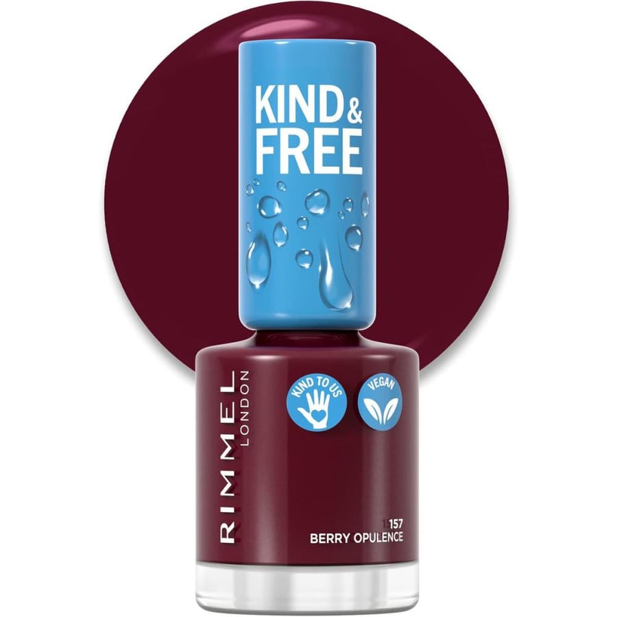 ريميل لندن Kind Free طلاء أظافر 157 Berry Opulence