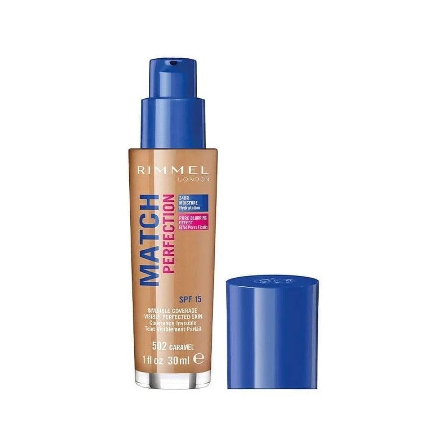 ريميل لندن Match Perfect فاونديشن SPF18 502 Caramel