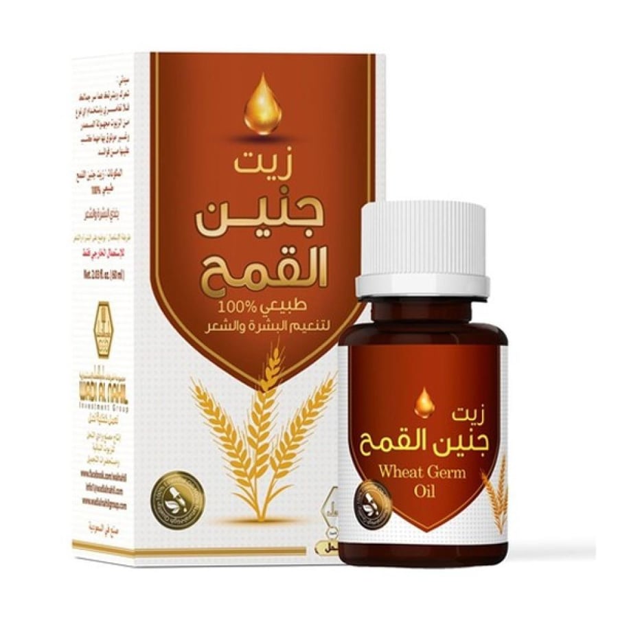 وادي النحل زيت الشعر و الجسم 60 مل جنين القمح