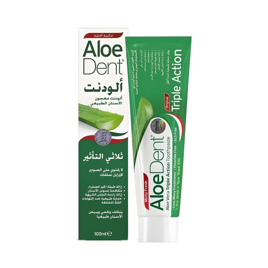 الودنت معجون الأسنان 100 مل ثلاثي التاثير بالالوفيرا