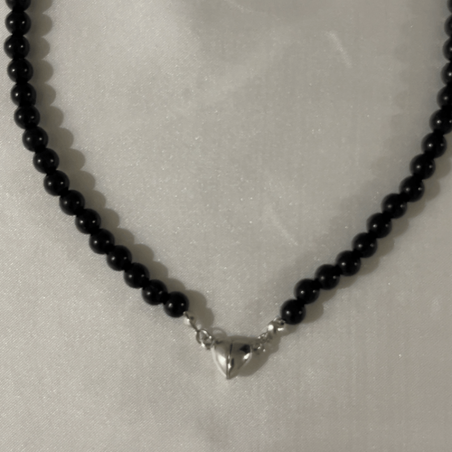 Black Heart Necklace