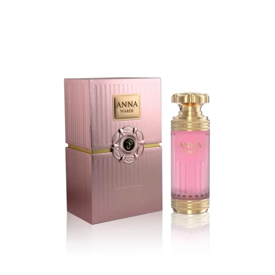 عطر انا وردي بتصميم فاخر وأنيق