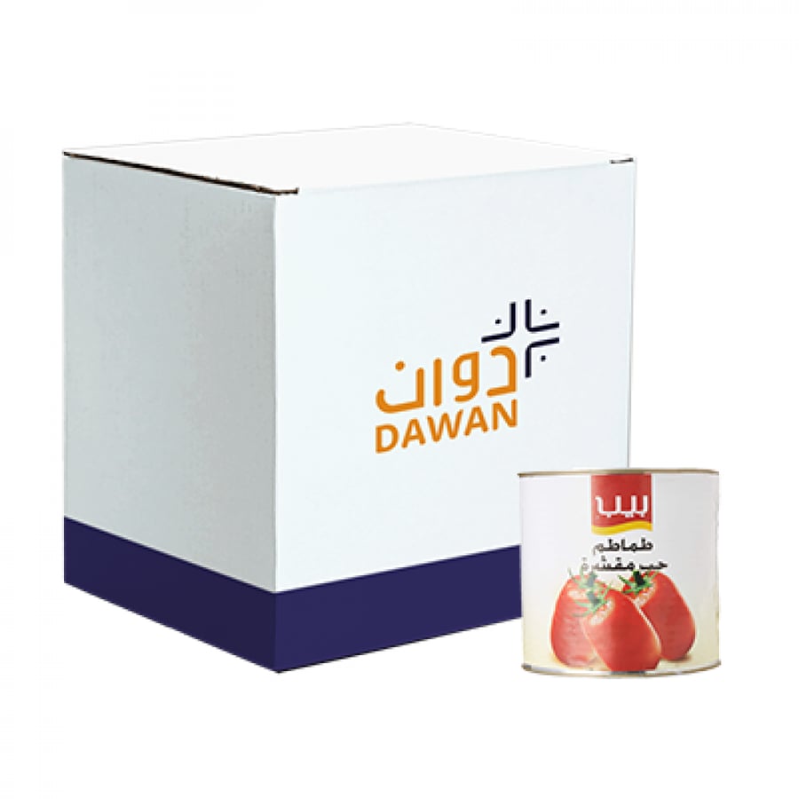 طماطم مقشرة بيب 2550ج/ 6 عبوات بالكرتون