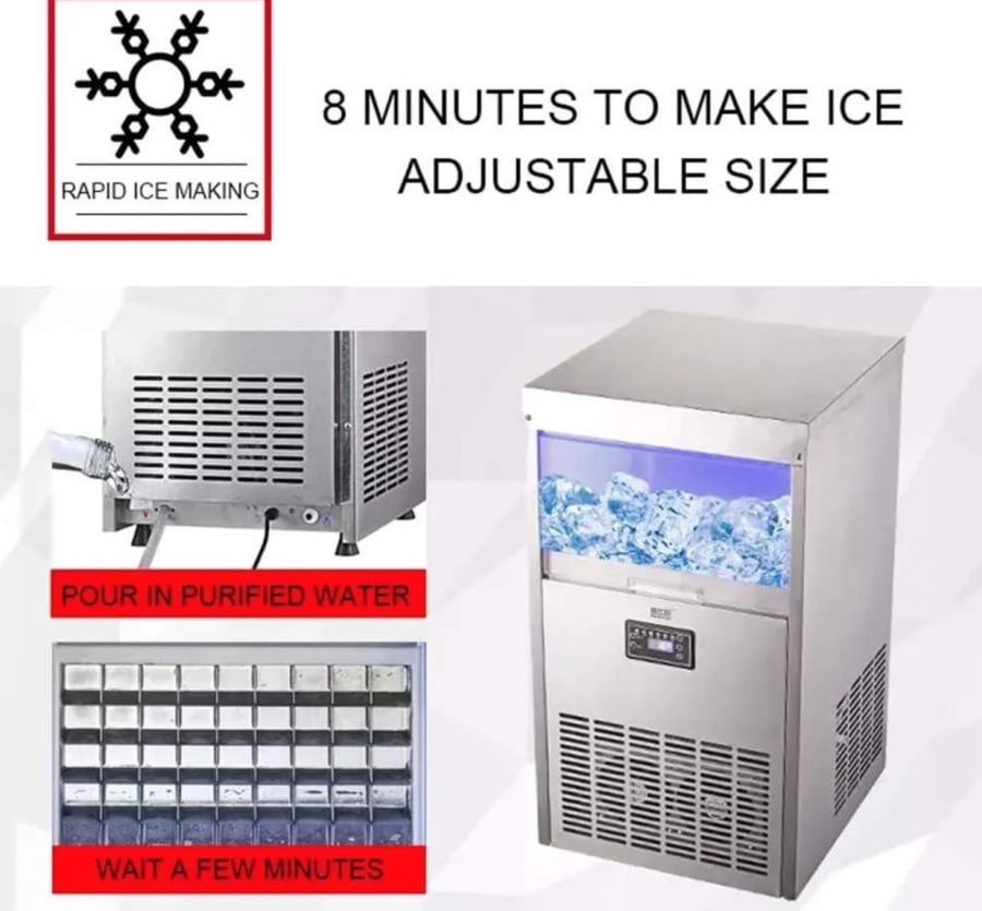 الة صانعة مكعبات الثلج  تجارية Ice Cube Machine