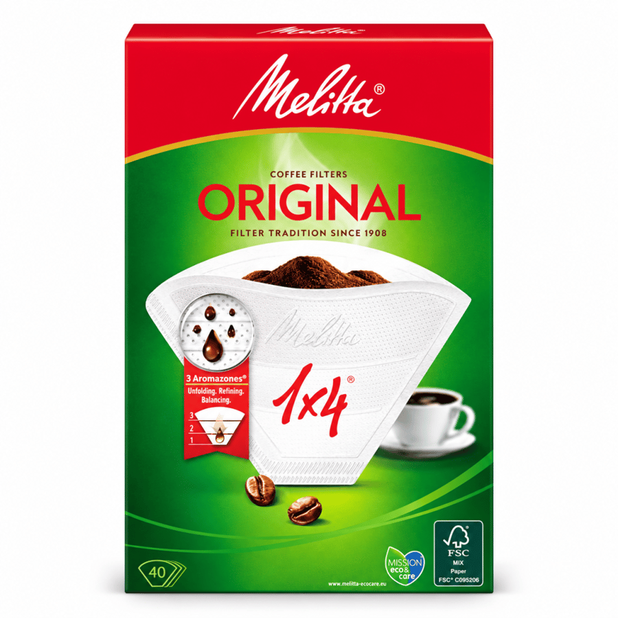 فلاتر قهوة ميليتا Melitta مقاس 104 40 فلتر