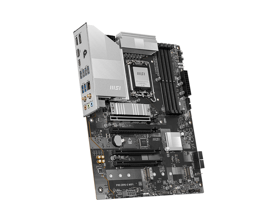 لوحة أم MSI PRO Z890-S WIFI — LGA 1851 · DDR5 · Wi-Fi 7 · PCIe 5.0 · ATX