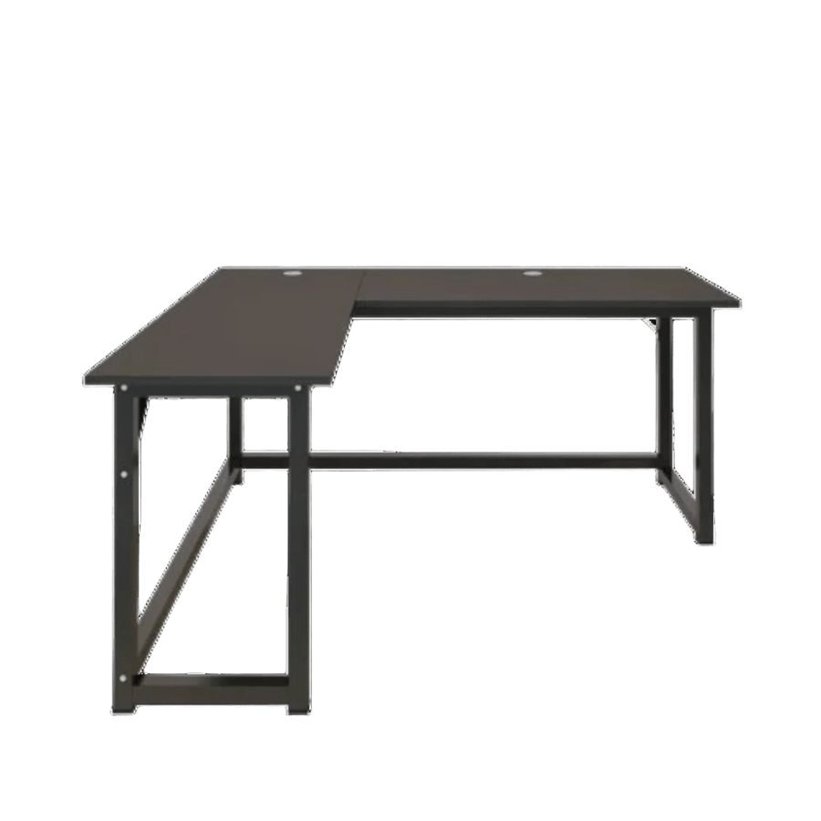 طاولة العاب شكل L سبير CM140 مع شريط مضيء | Spear CM140 RGB Strip Black Desk