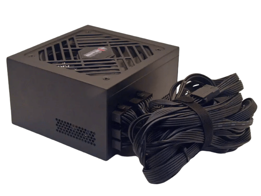 باور سبلاي Spear SW700M 700W Modular أسود — 80 PLUS White · كيبل PCIe 5.0 16-pin · 2× 8-pin