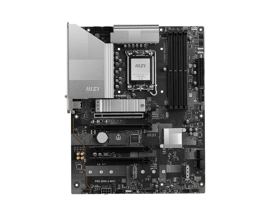 لوحة أم MSI PRO Z890-S WIFI — LGA 1851 · DDR5 · Wi-Fi 7 · PCIe 5.0 · ATX