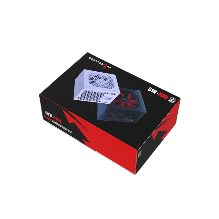 Spear PSU 700w +80 Black | باور سبلاي 700 وات سبير اسود