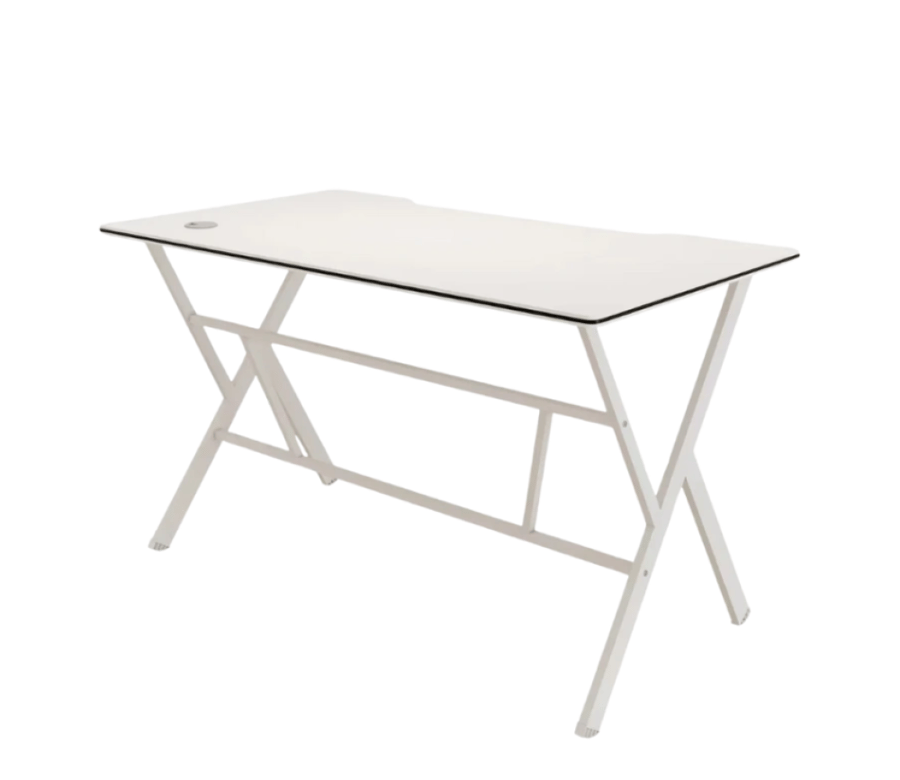 طاولة العاب باللون الأبيض سبير STE100 مع شريط مضيء | Spear STE100 RGB Strip White Desk