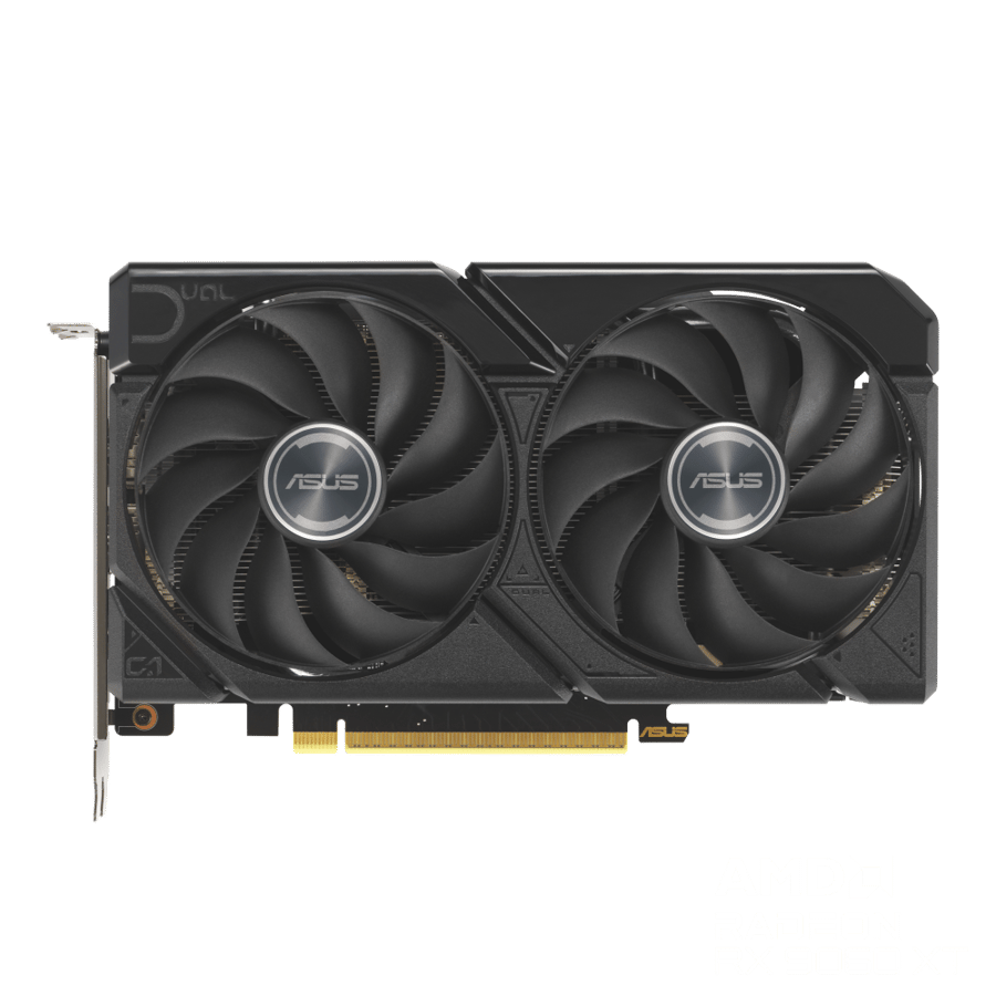 ASUS Dual Radeon RX 9060 XT 16GB, front view