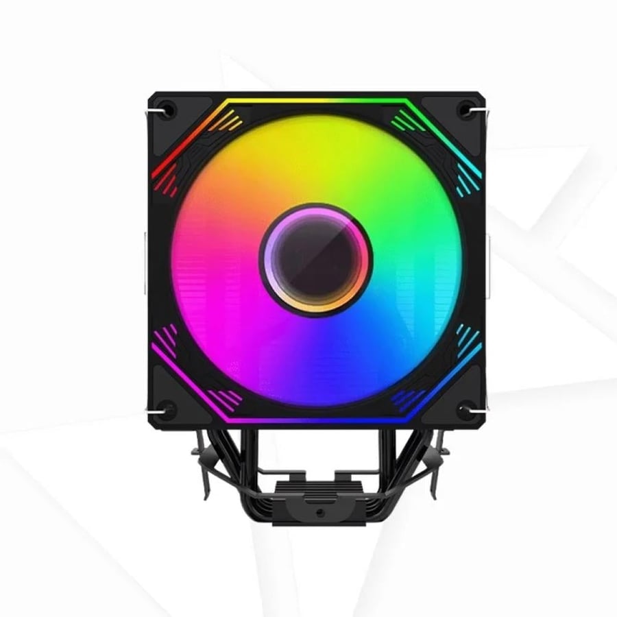 HighEnd H-500 Heat Killer Pro CPU Air Cooler, Black, 120mm ARGB Fan