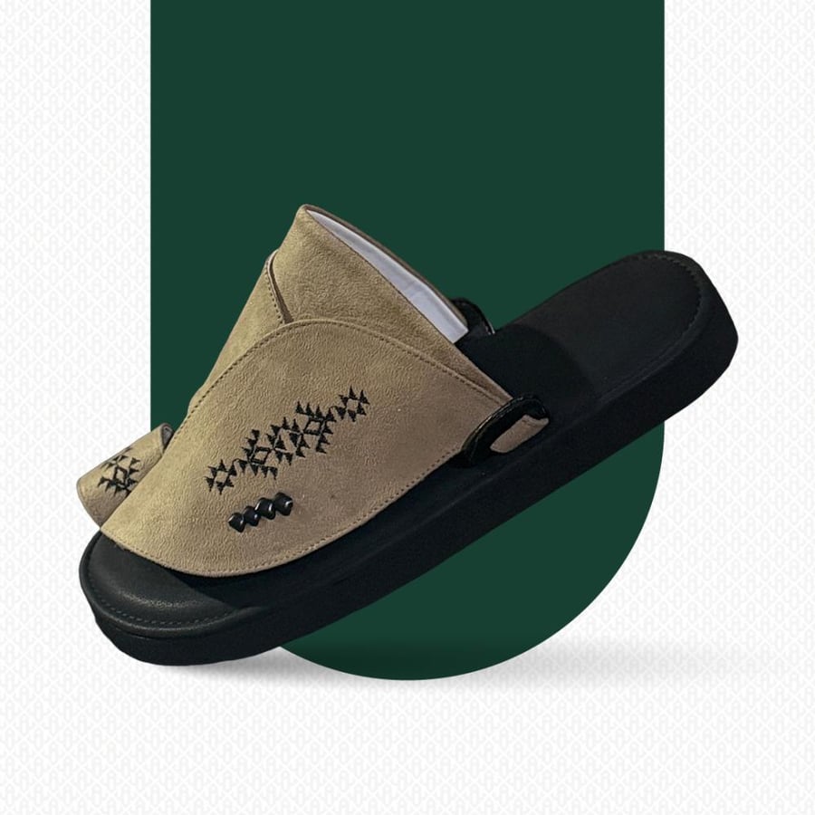 Embroidered Eastern shoe