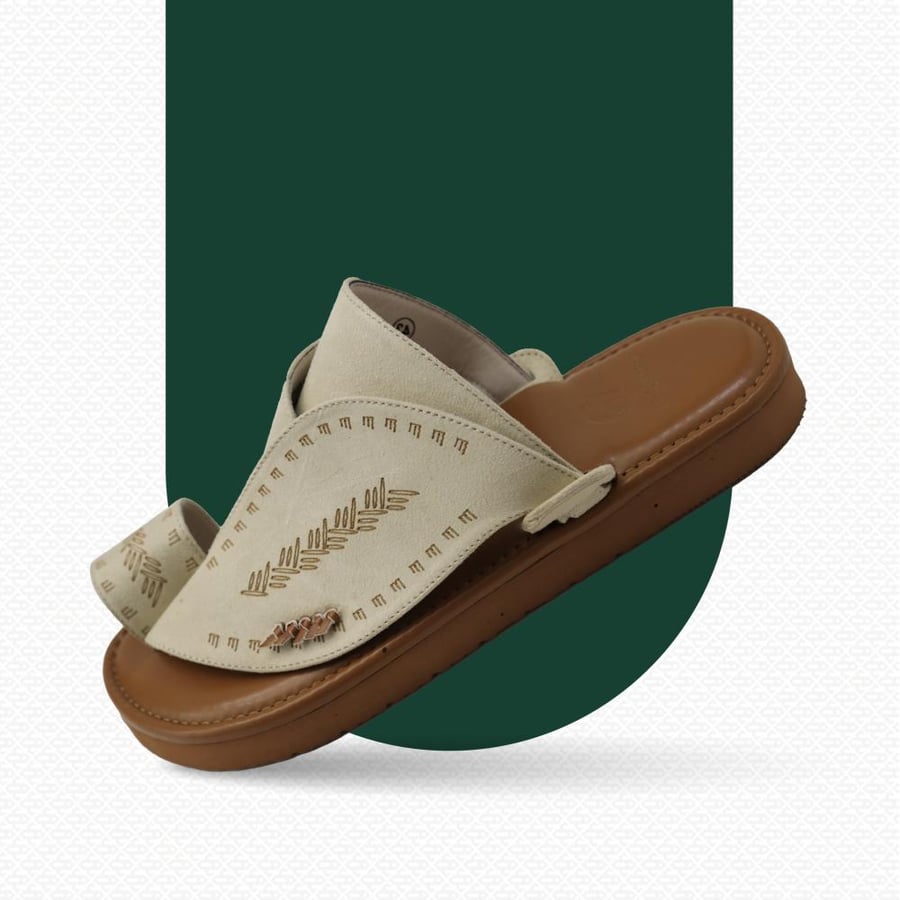 Embroidered Eastern shoe