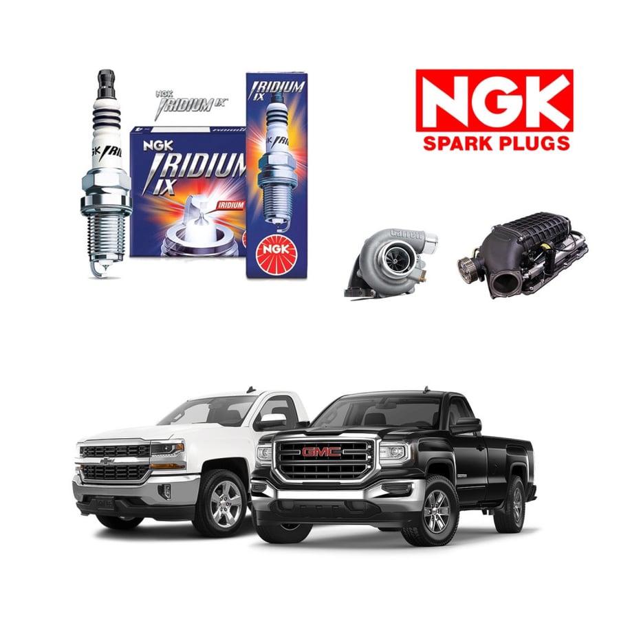Genuine NGK IRIDIUM IX Spark Plugs for New GMC 2014-2020