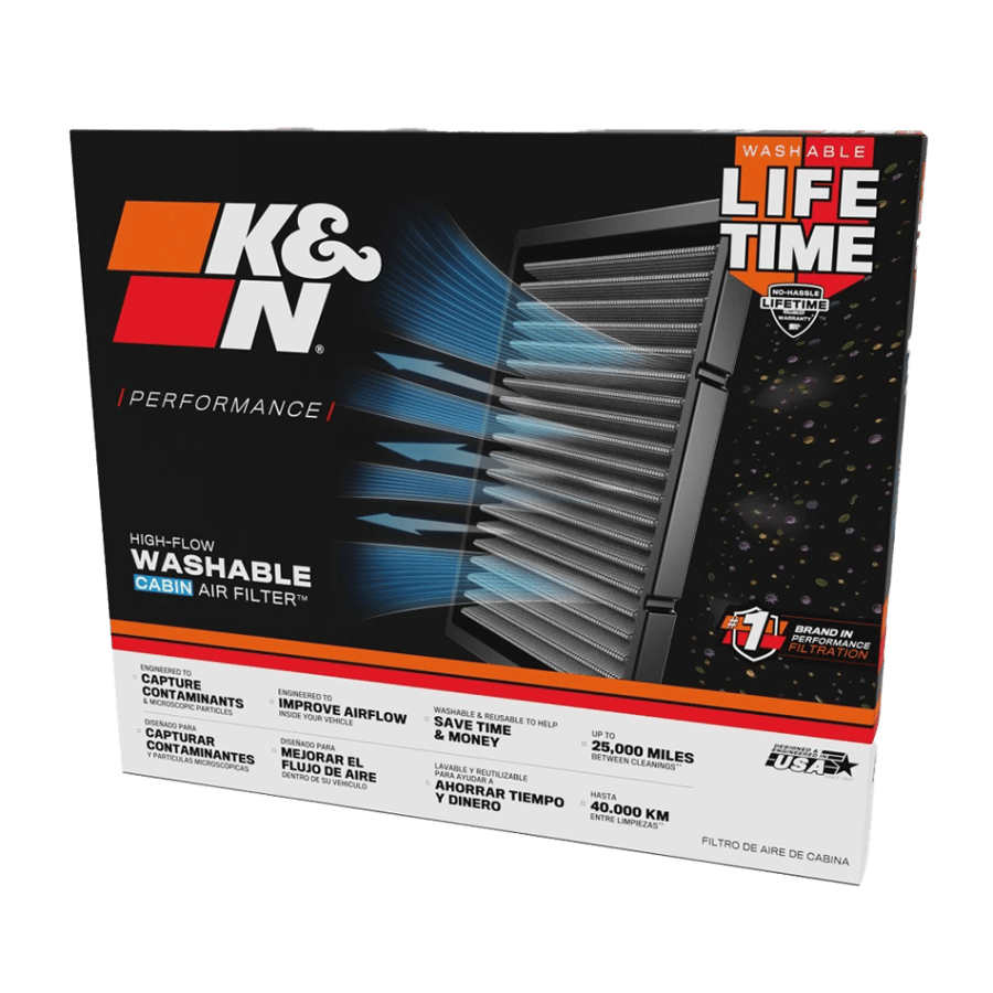 فلتر مكيف K&N  لكزس RX350 2019-2025 قابل للغسل – أصلي لتحسين جودة الهواء داخل السيارة VF2054