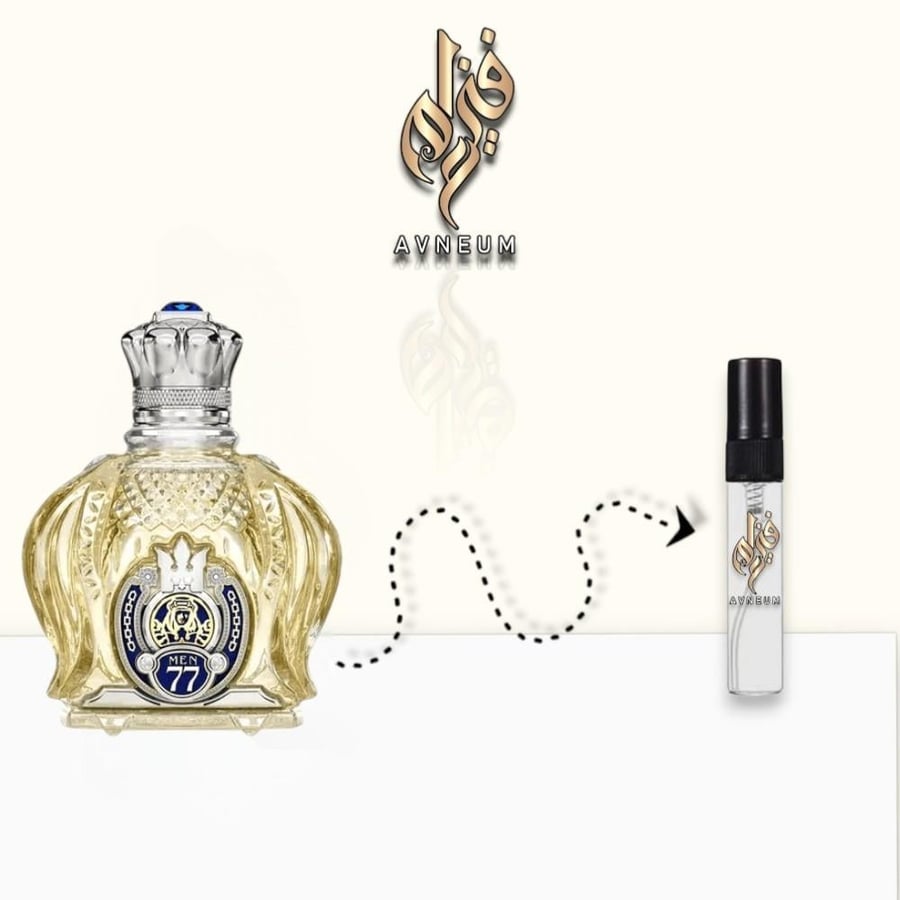 Sample of Sheikh Obulinat 77 men's eau de parfum