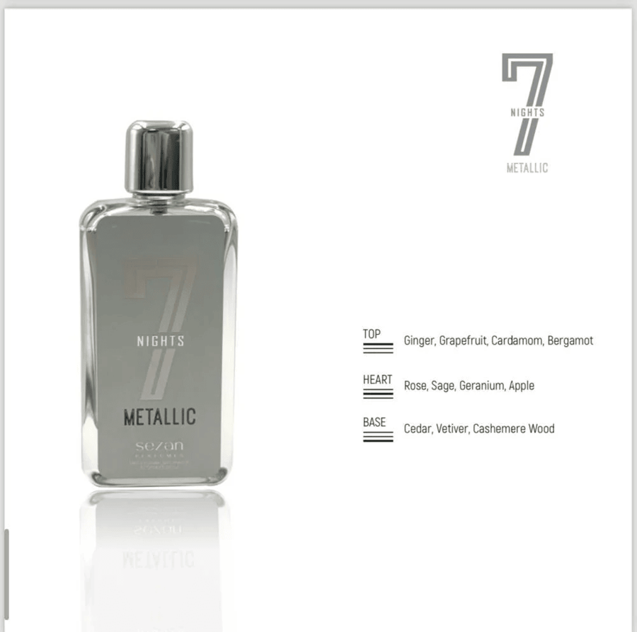 عطر سيزان 7 نايت ميتاليك 105 مل