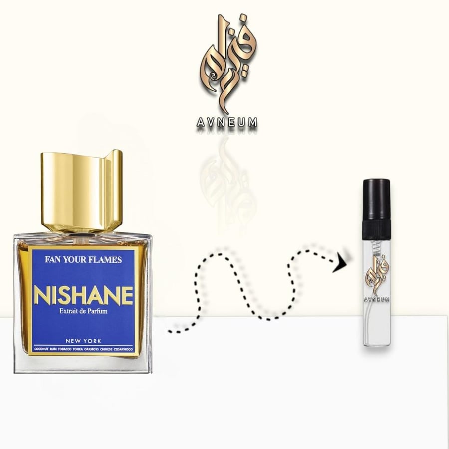Sample of Van Your Flamis perfume from Nishane Extraite de Parfum