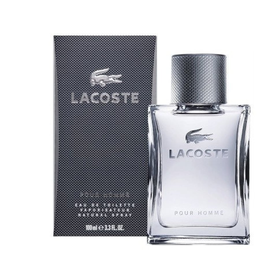 عطر لاكوست بور هوم الرجالي الرصاصي تواليت