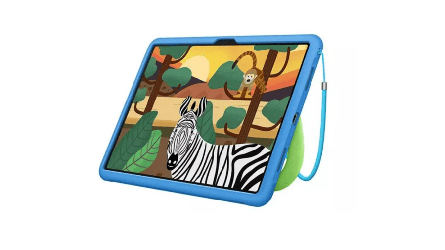 هونر - PAD X8b Kids Edition, بسعة 128 جيجا, الرام 4, واي فاي بدون شريحة, لون رمادي