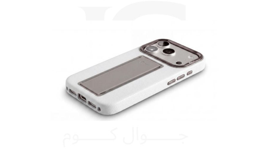 واي نات - كفر حماية MagSafe مع مسكة قابلة للتغيير SecureHold Elite لايفون 18 برو ماكس - ابيض