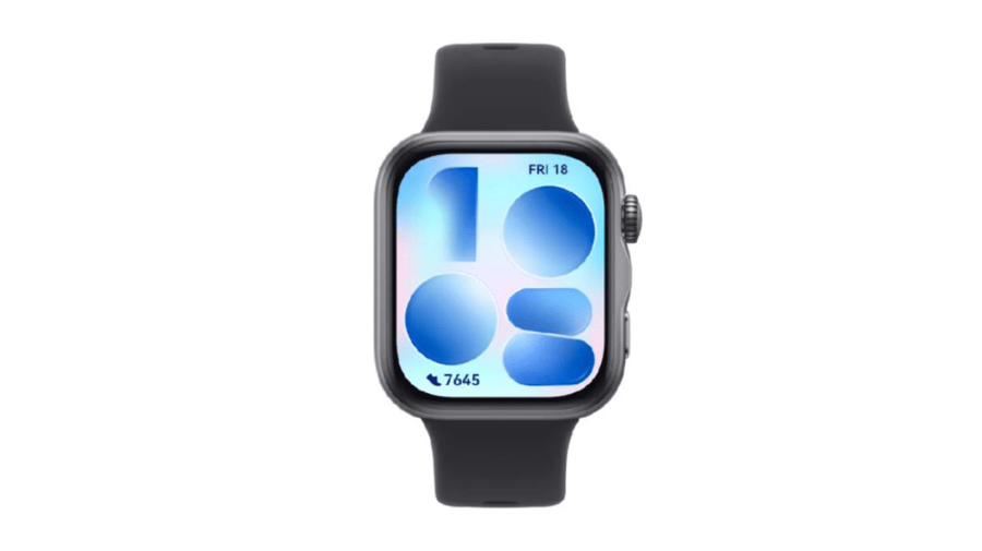 هواوي - ساعة رياضية بأكثر من 100 وضع تمرين وبشاشة 1.82 بوصة Watch Fit 5 - أسود
