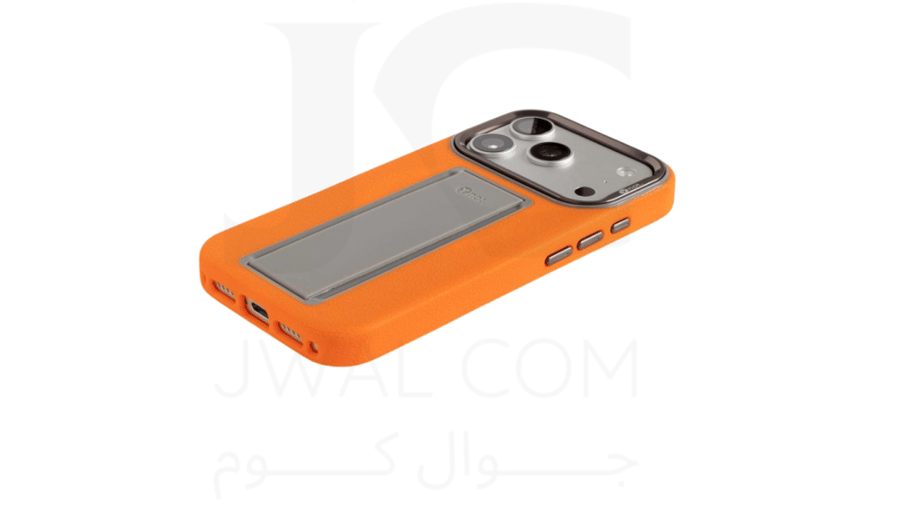 واي نات - كفر حماية MagSafe مع مسكة قابلة للتغيير SecureHold Elite لاجهزة الايفون - برتقالي