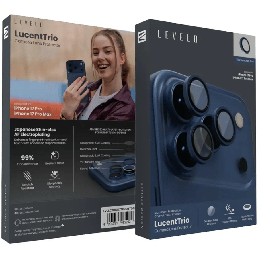 حماية كاميرا ايفون 17 برو - برو ماكس من Levelo