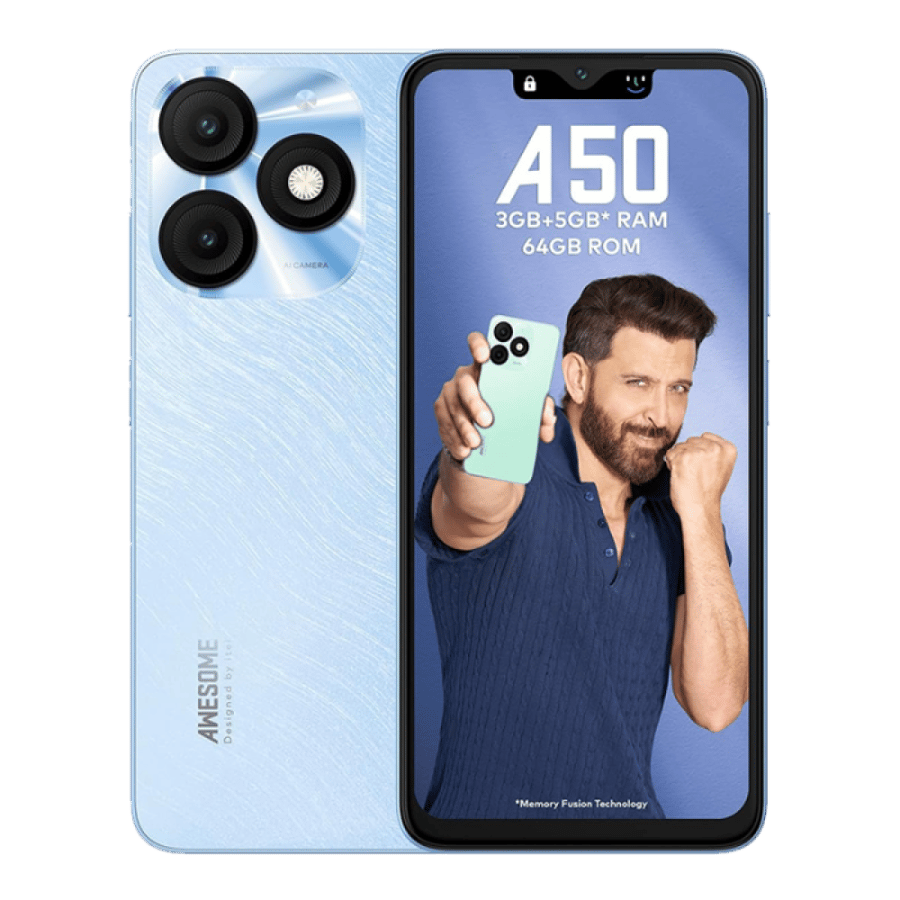 ايتل A50 ذاكرة 64 جيجابايت  4G الرام  8  (ضمان الوكيل )