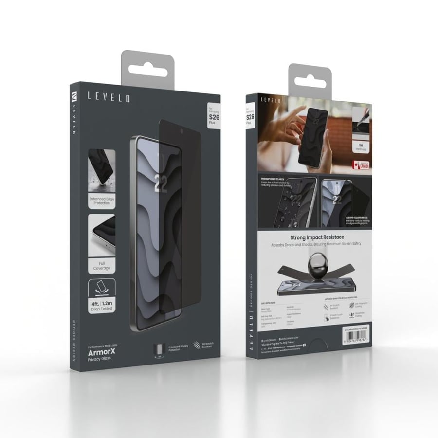 Samsung S26 Ultra 3D protection sticker from Levelo