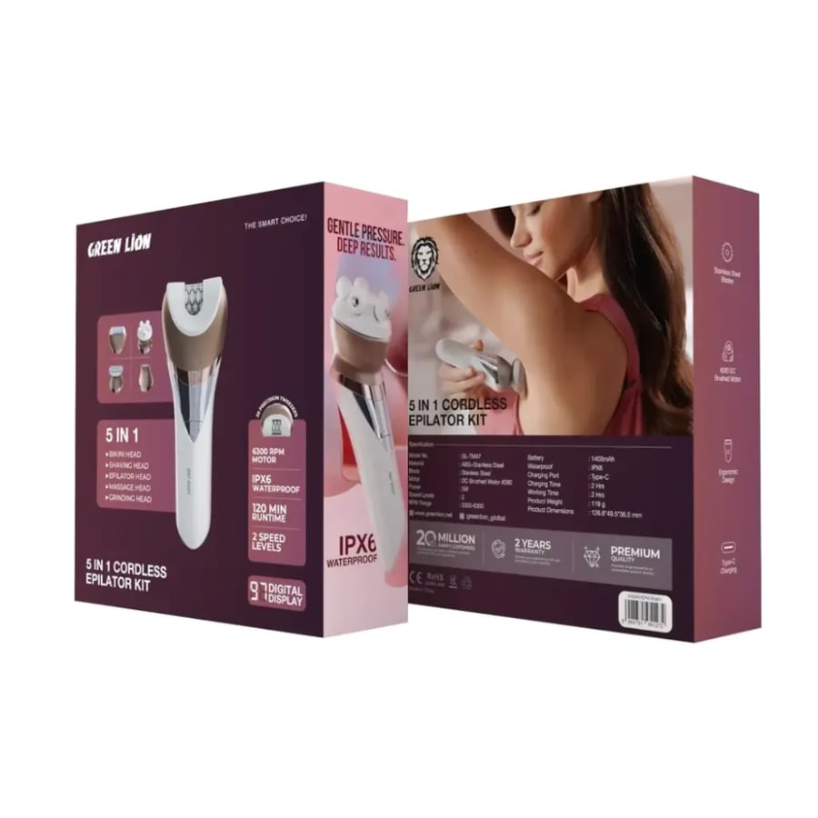 Hair removal machine 5*1 from GreenLion