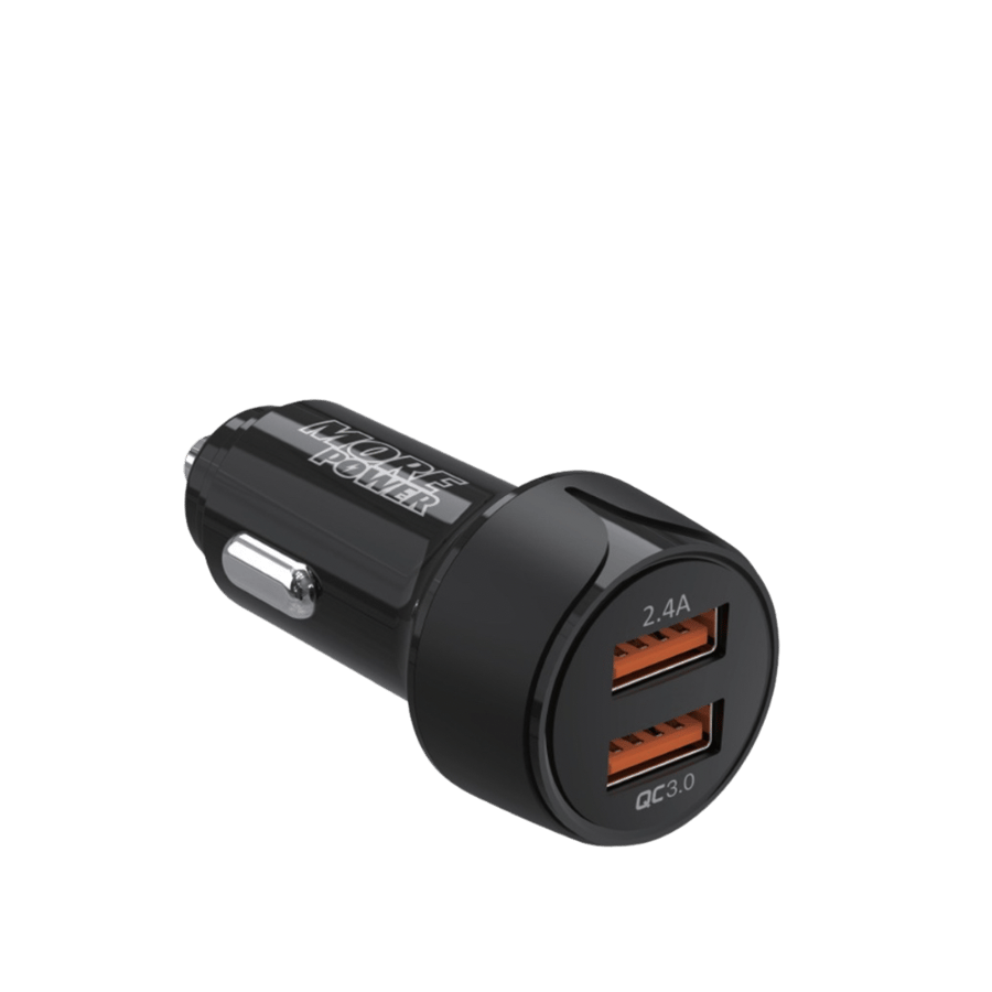 Car charger 24 watts with two USB ports no power