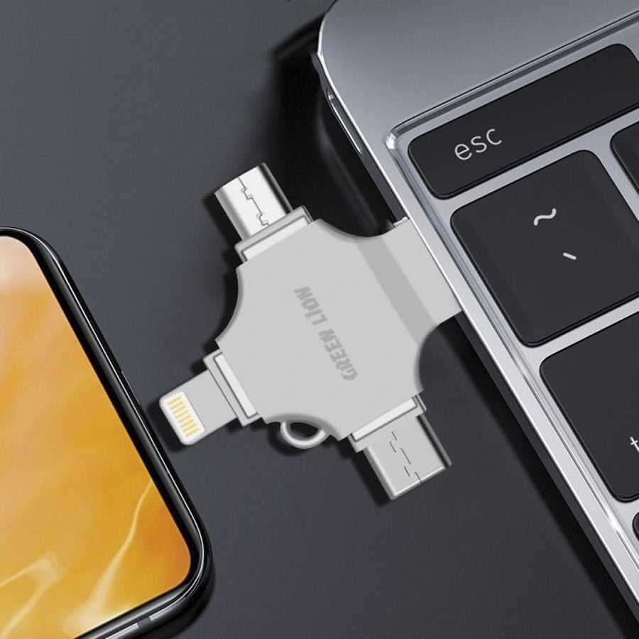 Green Lion 4 in 1 USB Flash Drive