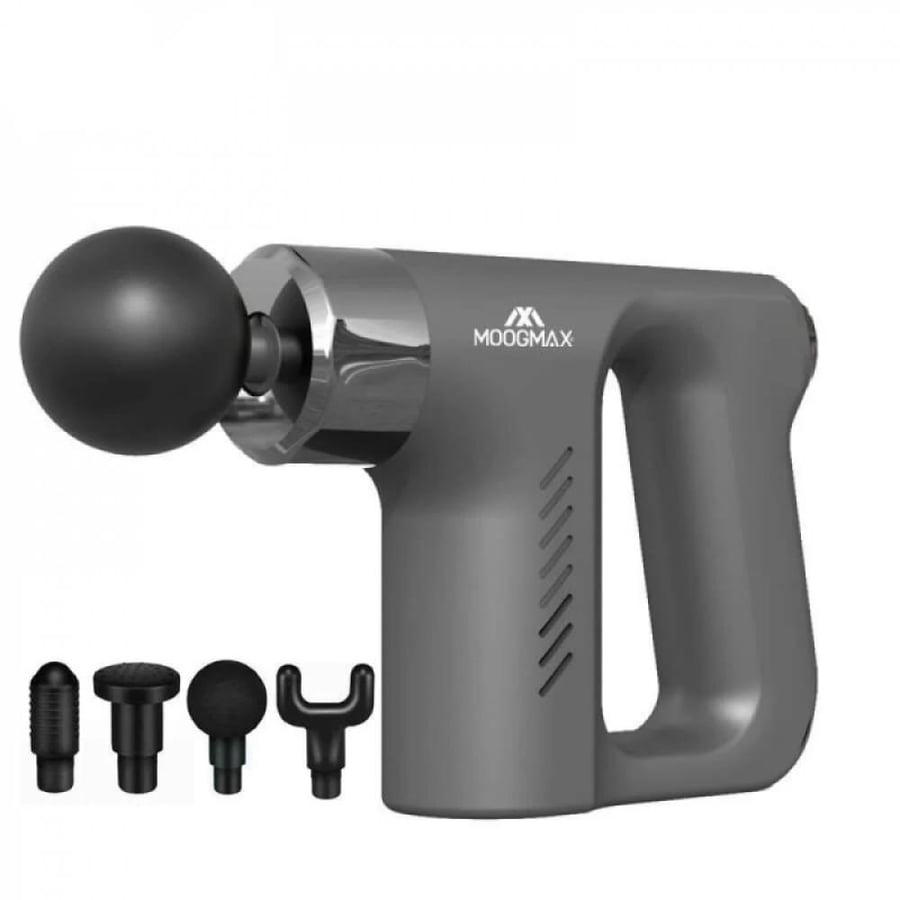 Massage device with 4 different heads, 5 speeds MooGMAX