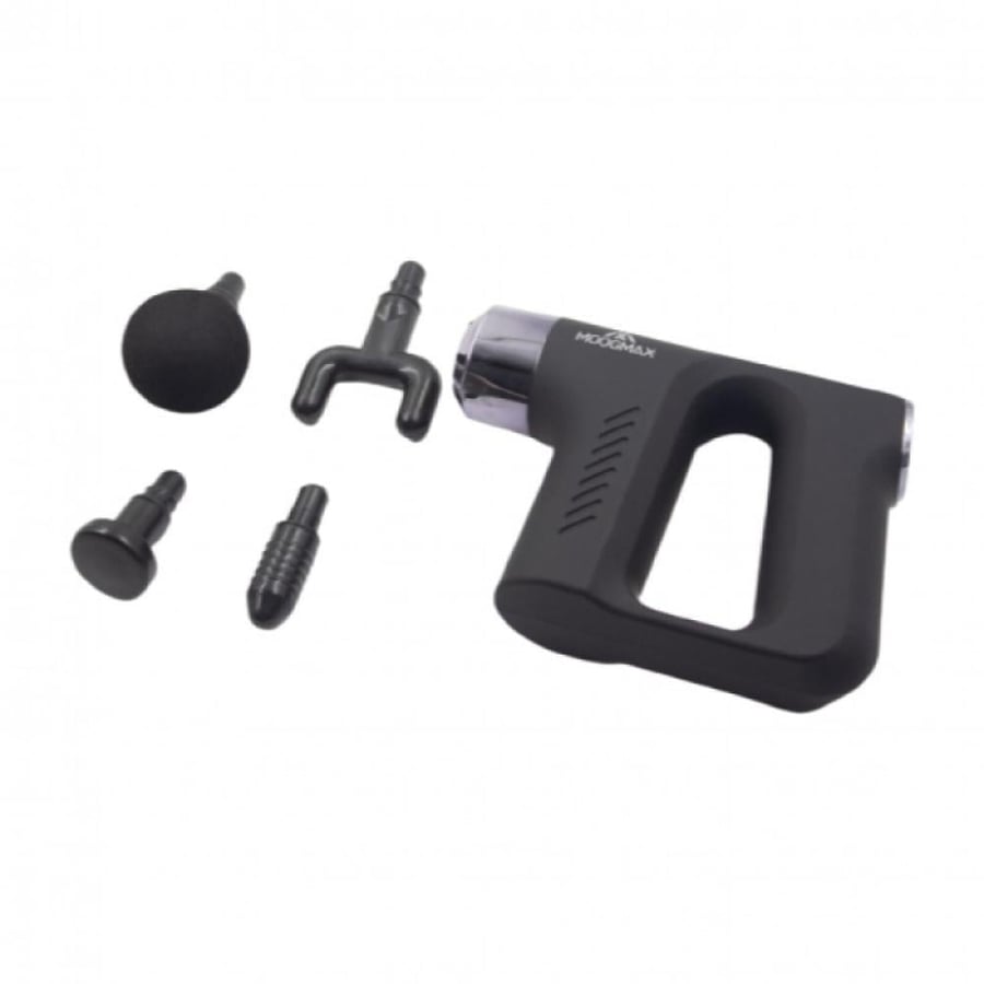 Massage device with 4 different heads, 5 speeds MooGMAX